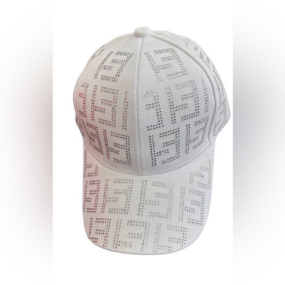 Color options Diamond embezzled hat please inquire on color before purchasing - Picture 2 of 3